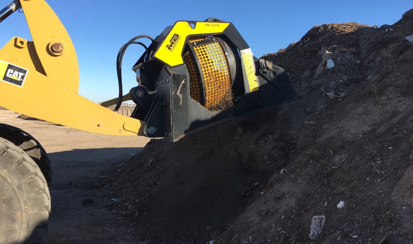 MB-LS170 Caterpillar930K廃棄物のリサイクル