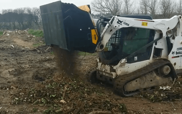 MB HDS214_kit RC Bobcat France recycling composting soil bush (HDS214 recycling・soil)
