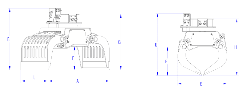 MB-G350 dimensions