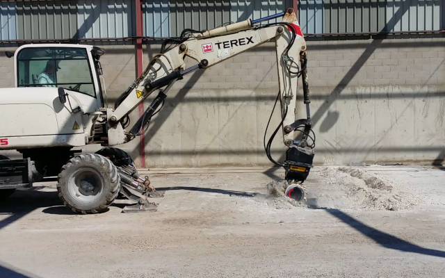 MB-R500 France Terex TW85 concrete