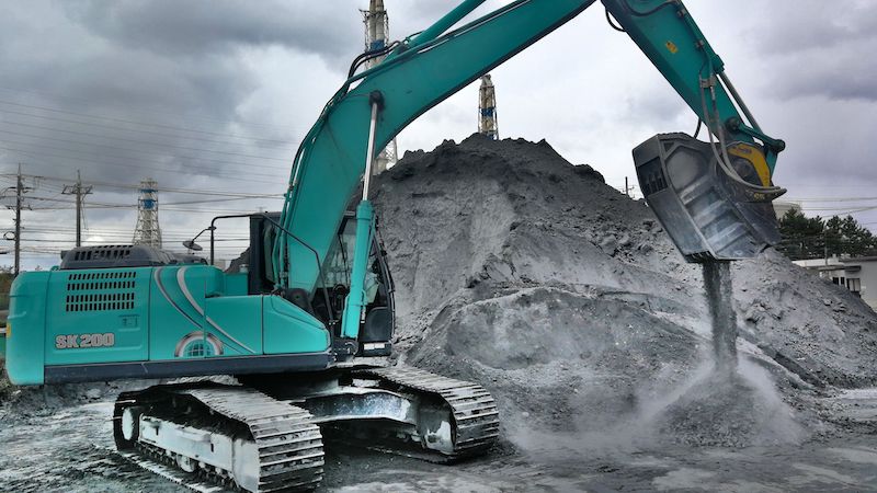 MBバケットクラッシャーなら破砕サイズを自在に調整可能。